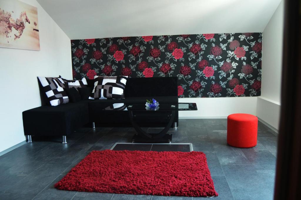 Posezení v ubytování Guest House Vila Salute
