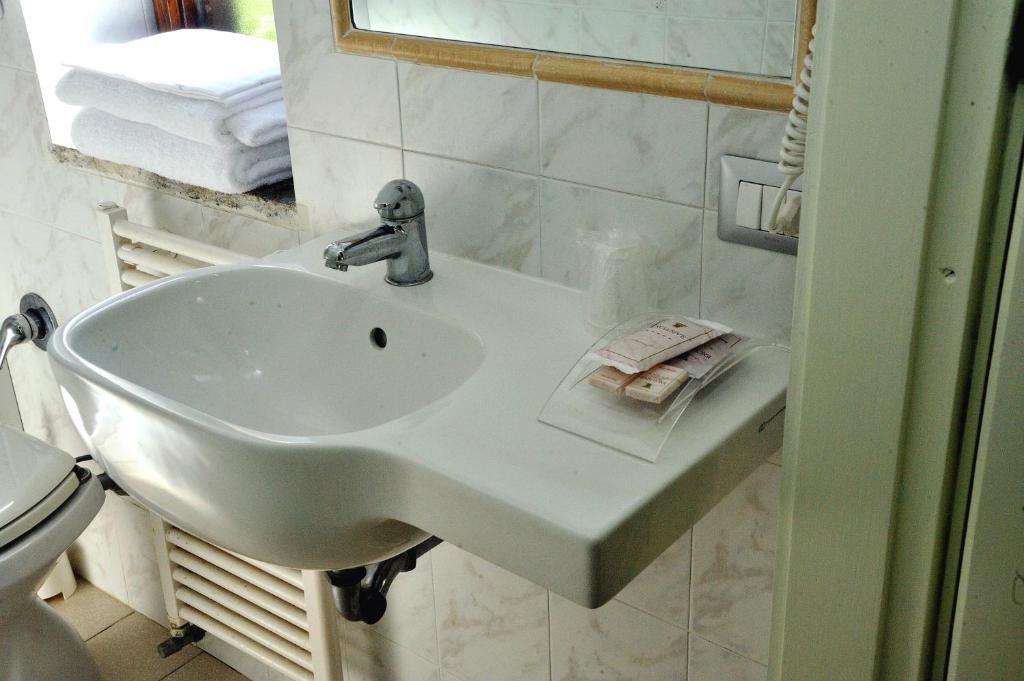 Koupelna v ubytování Hotel Il Casale