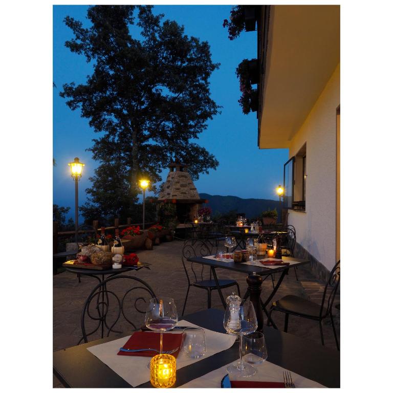 Restaurace v ubytování Locanda Il Rustichello