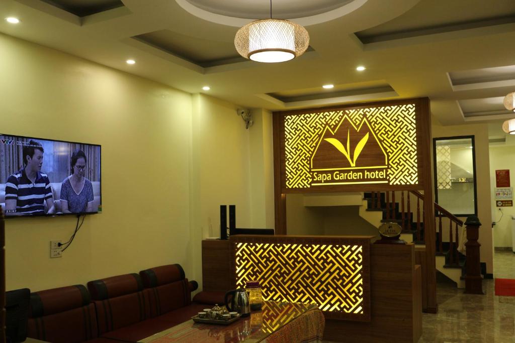 Khu vực ghế ngồi tại Sapa Garden Hotel