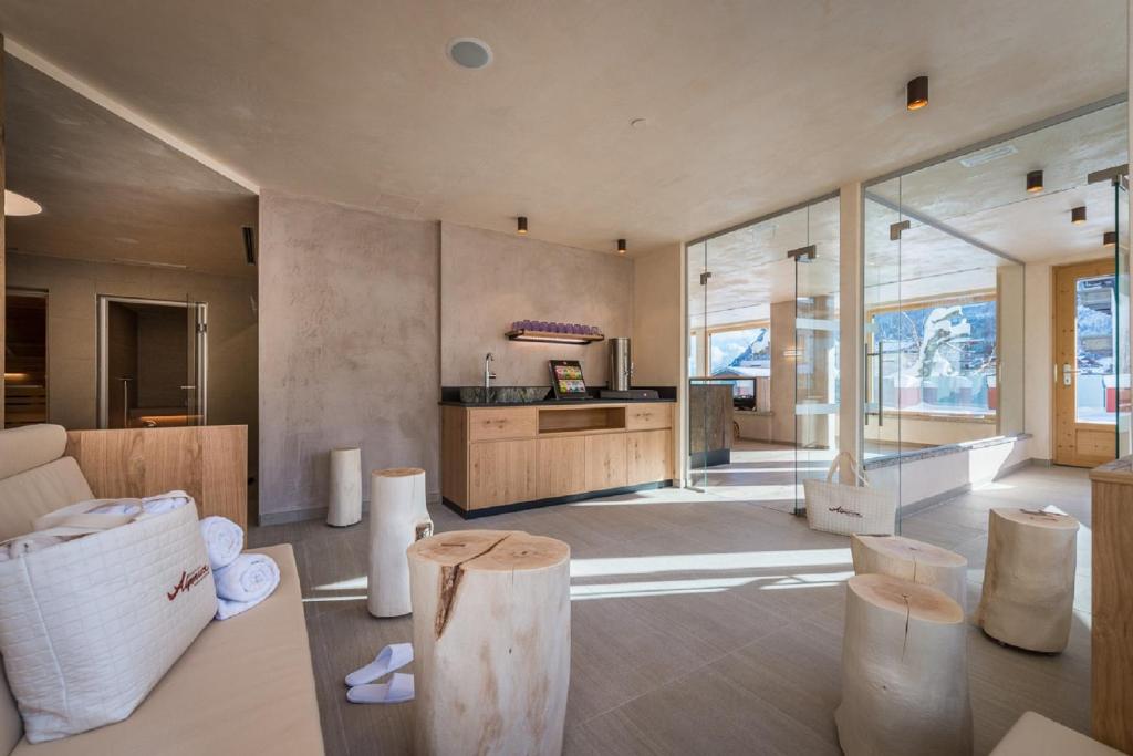 Posezení v ubytování Hotel Alpenrose