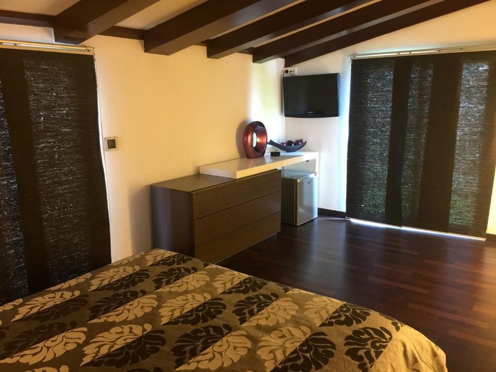 Postel nebo postele na pokoji v ubytování Hotel Nereida