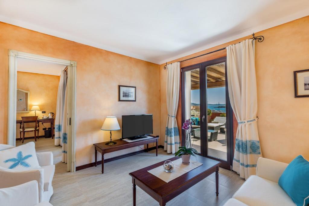 Posezení v ubytování La Vecchia Fonte Boutique Hotel