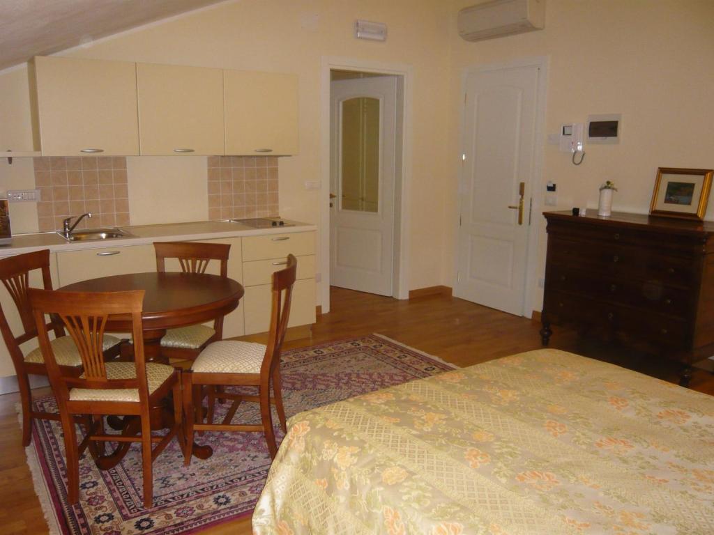 Kuchyň nebo kuchyňský kout v ubytování Relais Villa Selle