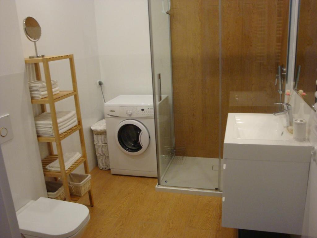 Kúpeľňa v ubytovaní Apartamenty przy Stoku Mrągowo