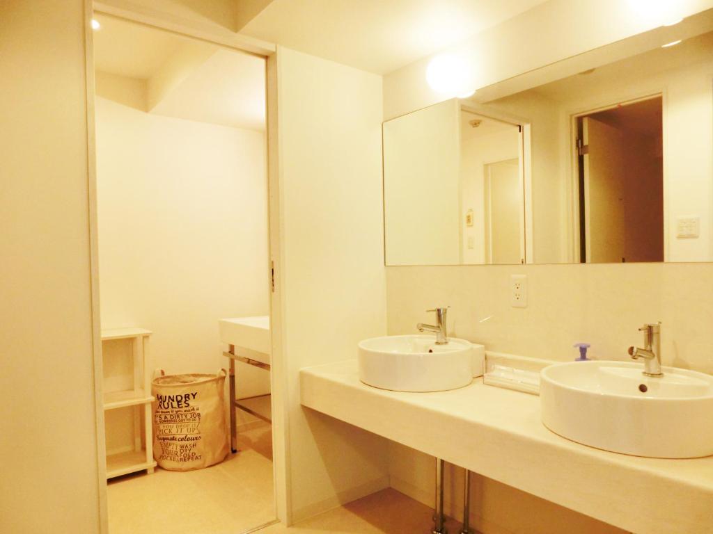 Koupelna v ubytování Guesthouse TOHO