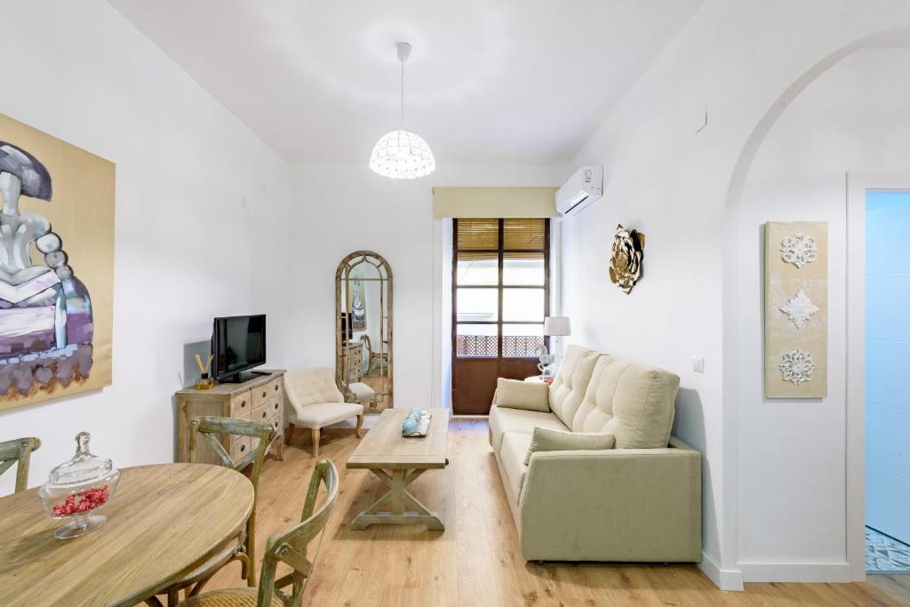 TV a/nebo společenská místnost v ubytování Apartamento Garcia Lorca III