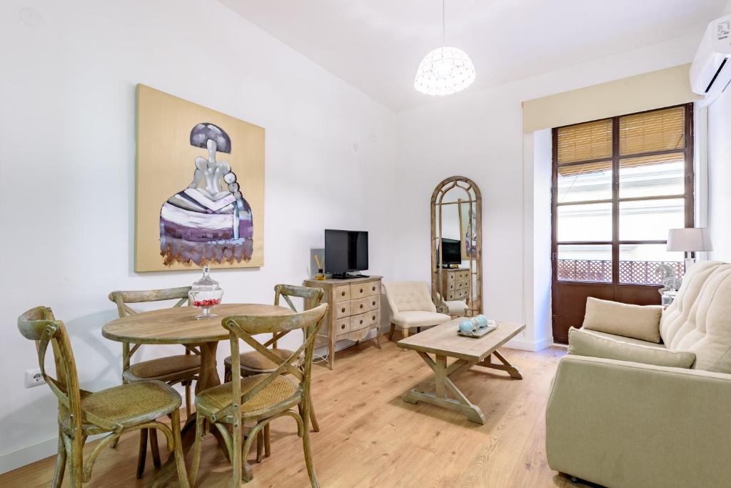 Posezení v ubytování Apartamento Garcia Lorca III
