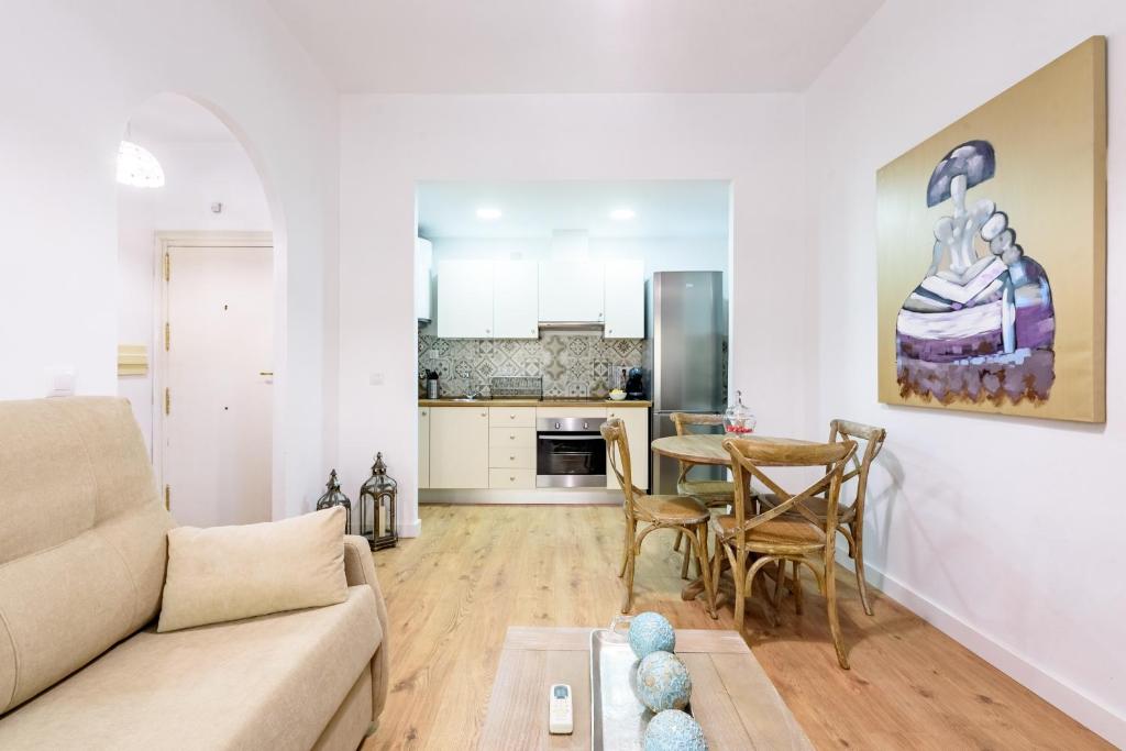 Kuchyň nebo kuchyňský kout v ubytování Apartamento Garcia Lorca III