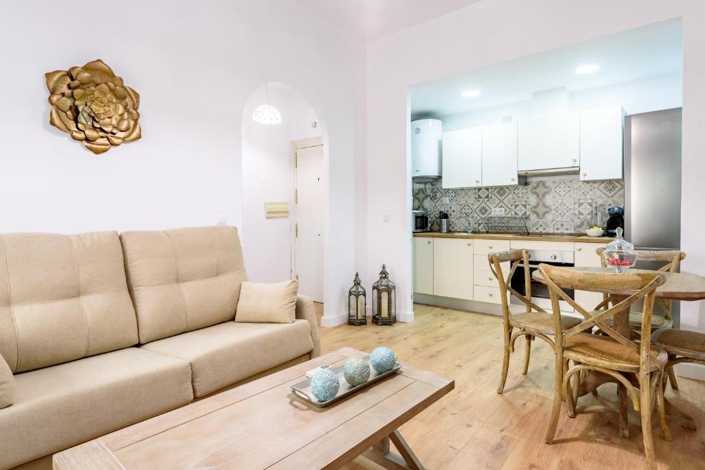 Kuchyň nebo kuchyňský kout v ubytování Apartamento Garcia Lorca III