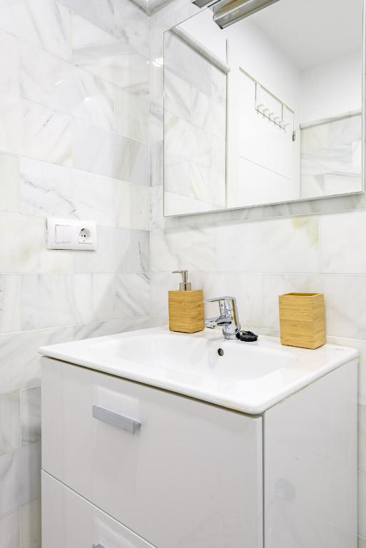 Kuchyň nebo kuchyňský kout v ubytování Apartamento Garcia Lorca III