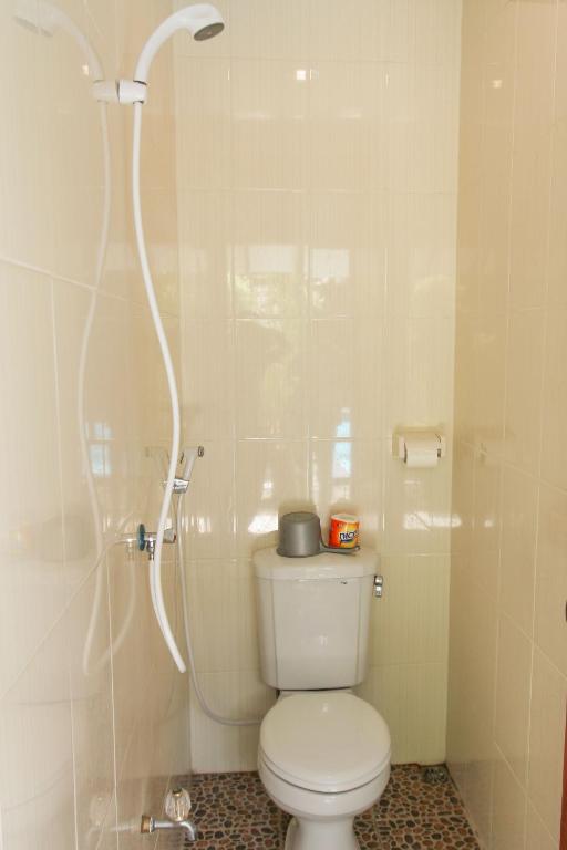 Koupelna v ubytování Delta Homestay
