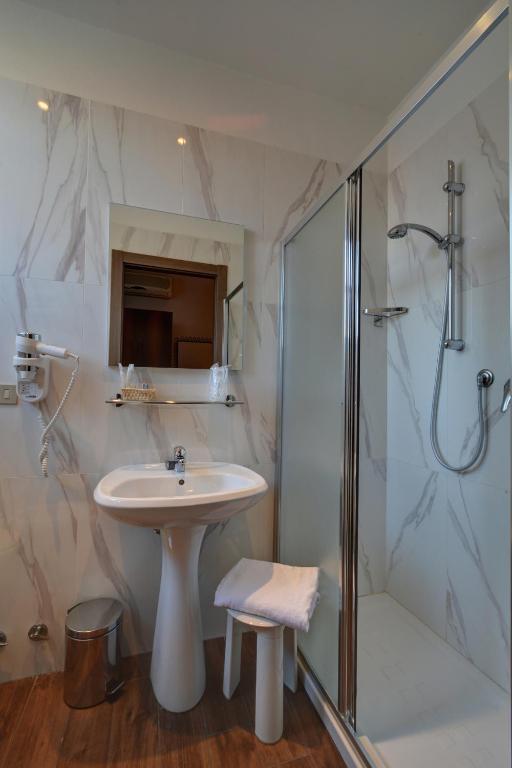 Kúpeľňa v ubytovaní Hotel Universo