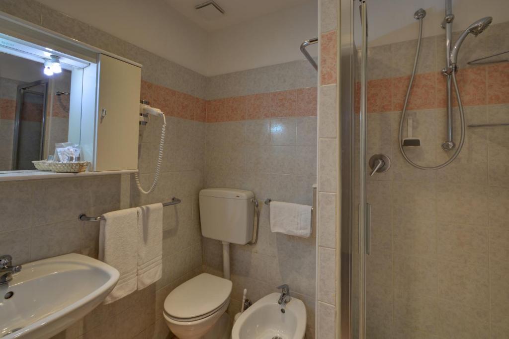 Kúpeľňa v ubytovaní Hotel Universo