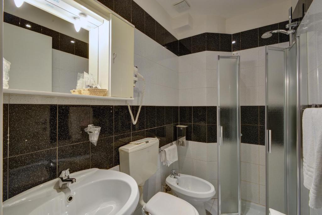 Kúpeľňa v ubytovaní Hotel Universo