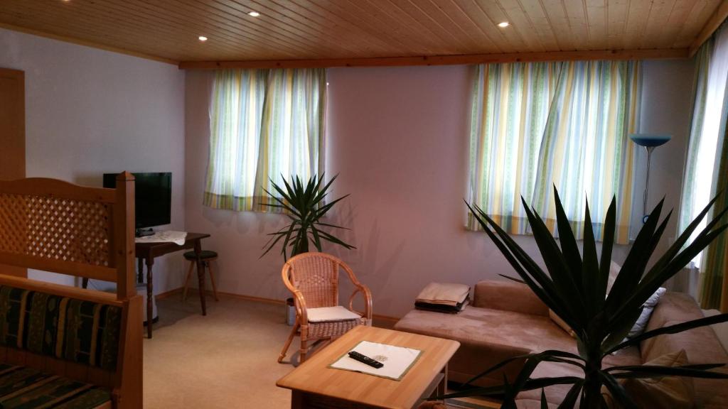 Posezení v ubytování Appartement Grundner
