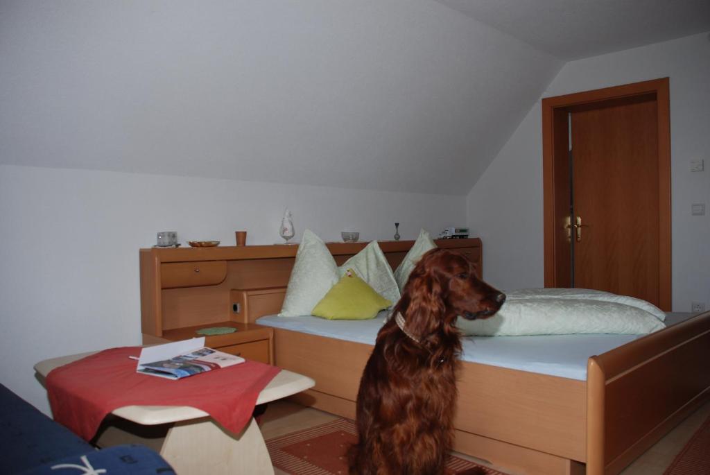 Postel nebo postele na pokoji v ubytování Appartement Grundner