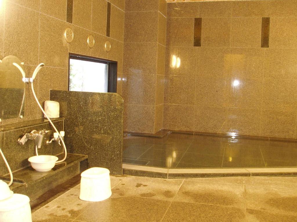 Koupelna v ubytování Hotel Route-Inn Sagamihara -Kokudo 129 Gou-