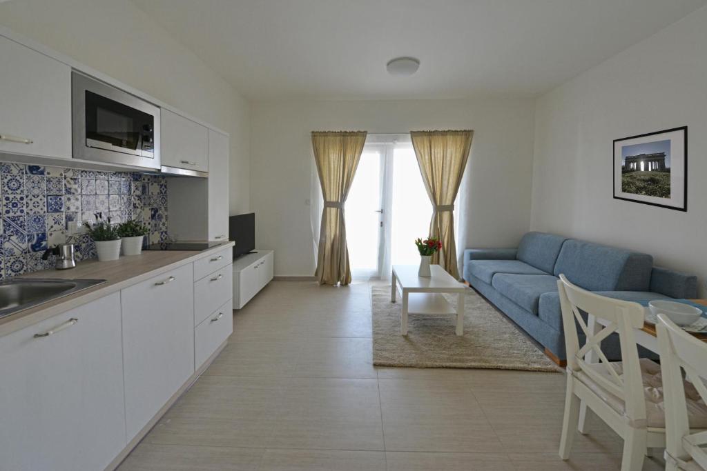 Kuchyň nebo kuchyňský kout v ubytování Apartmany Dolni Dunajovice