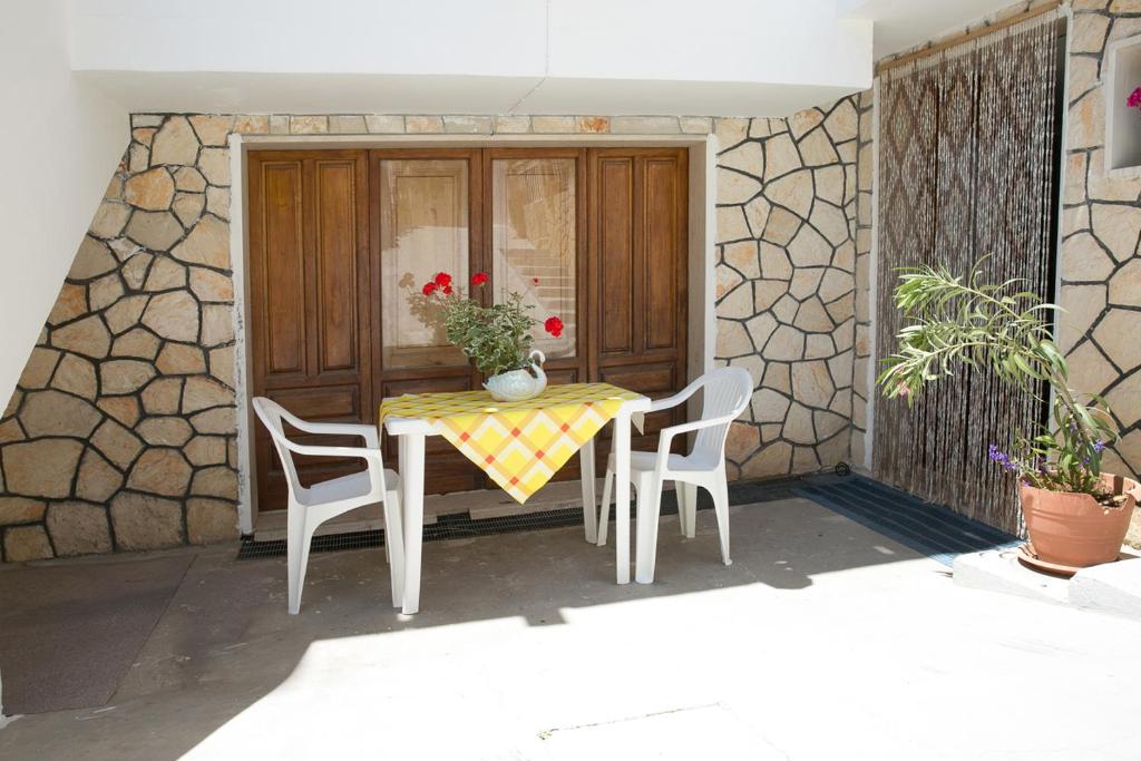 Patio nebo venkovní prostory v ubytování Baccaversa camere