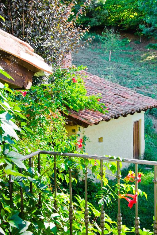 Jardín al aire libre en Posada Las Espedillas
