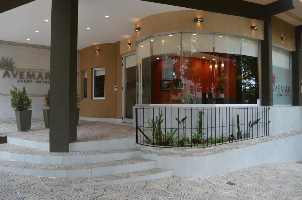 Exteriér nebo vchod ubytování AVEMAR Apart Hotel