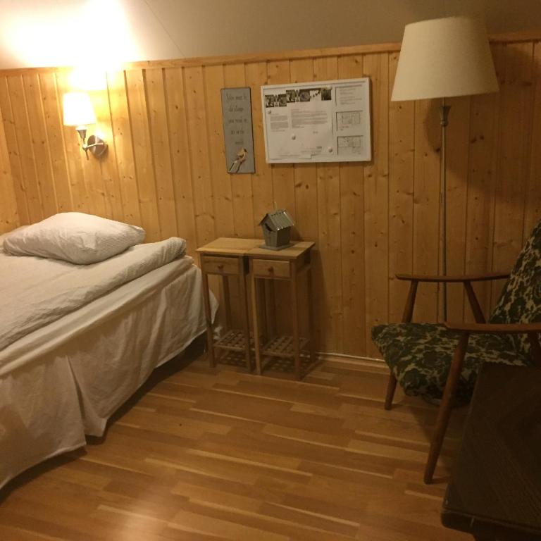 Postel nebo postele na pokoji v ubytování BIRK bed & birds