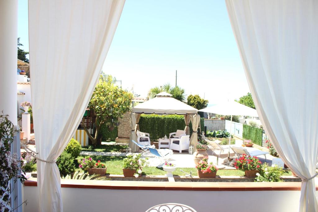 Zahrada ubytování B&B Villa Cristina