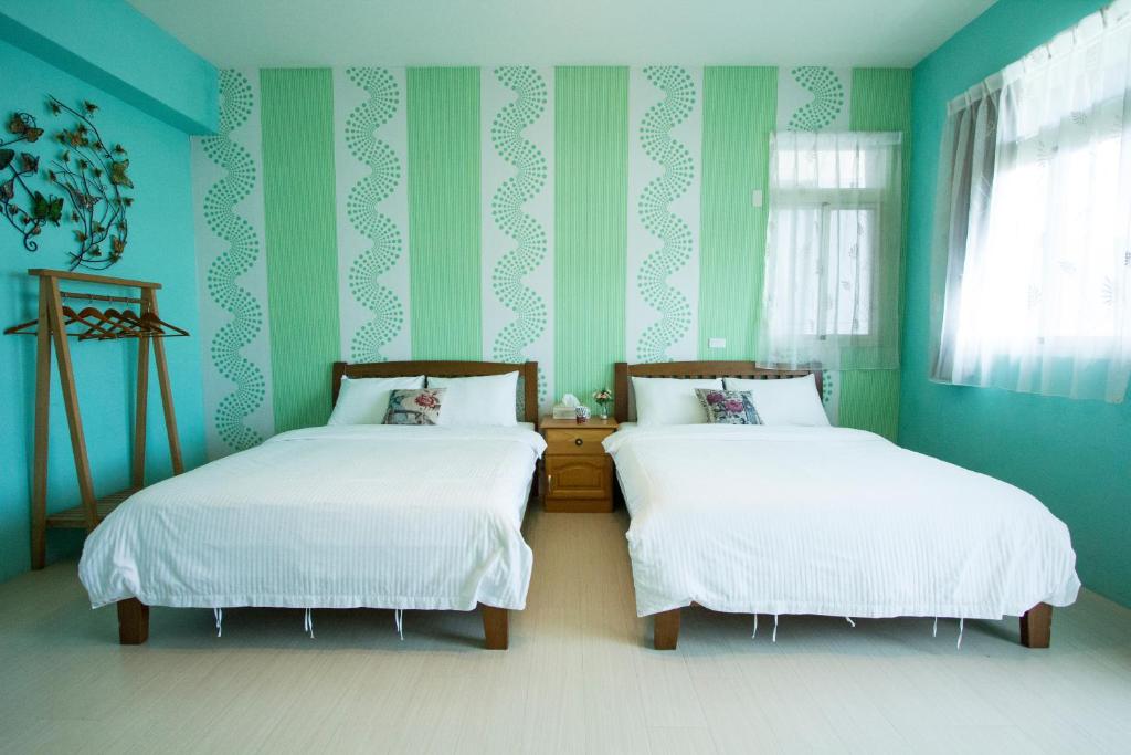 Postel nebo postele na pokoji v ubytování Vicking Guesthouse