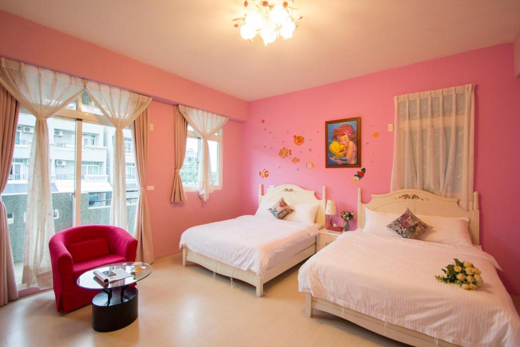 Postel nebo postele na pokoji v ubytování Vicking Guesthouse