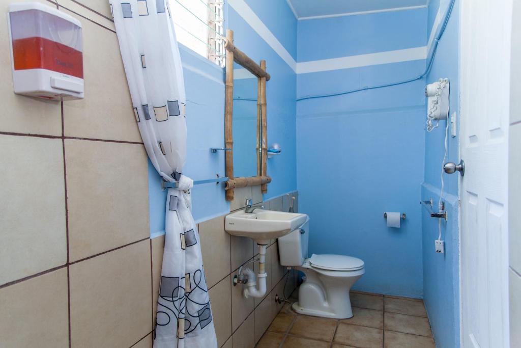 Koupelna v ubytování Hotel Brasilito
