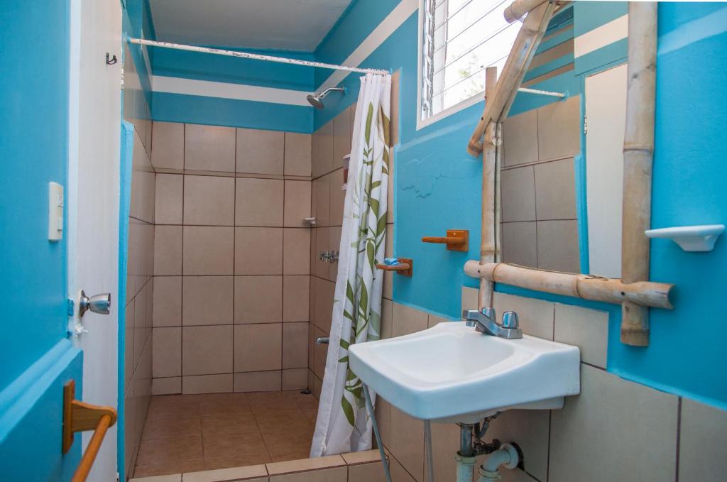 Koupelna v ubytování Hotel Brasilito