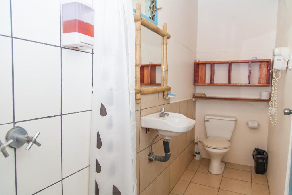 Koupelna v ubytování Hotel Brasilito