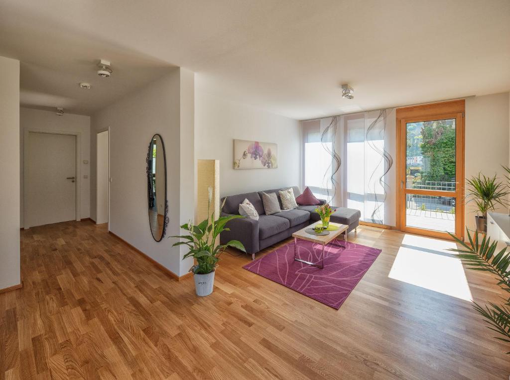 Posezení v ubytování Ferienwohnung Freiraum