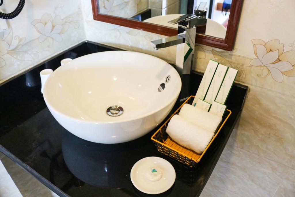 Phòng tắm tại Sapa Garden Hotel
