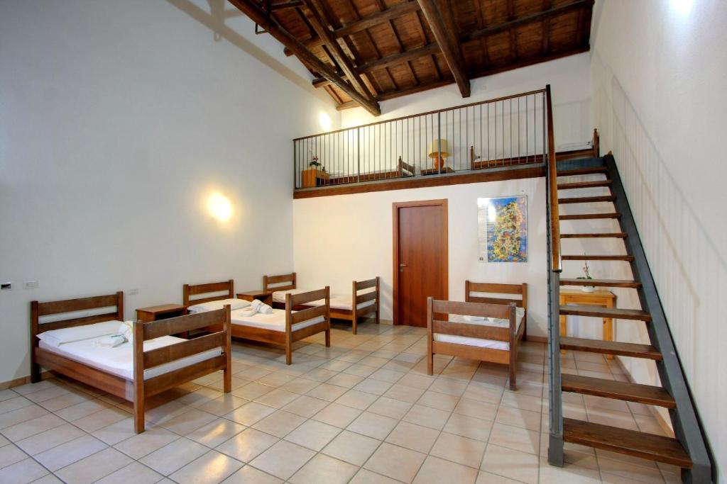 Posezení v ubytování Hostel Marina
