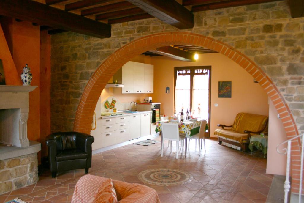 Posezení v ubytování Casa Rolu