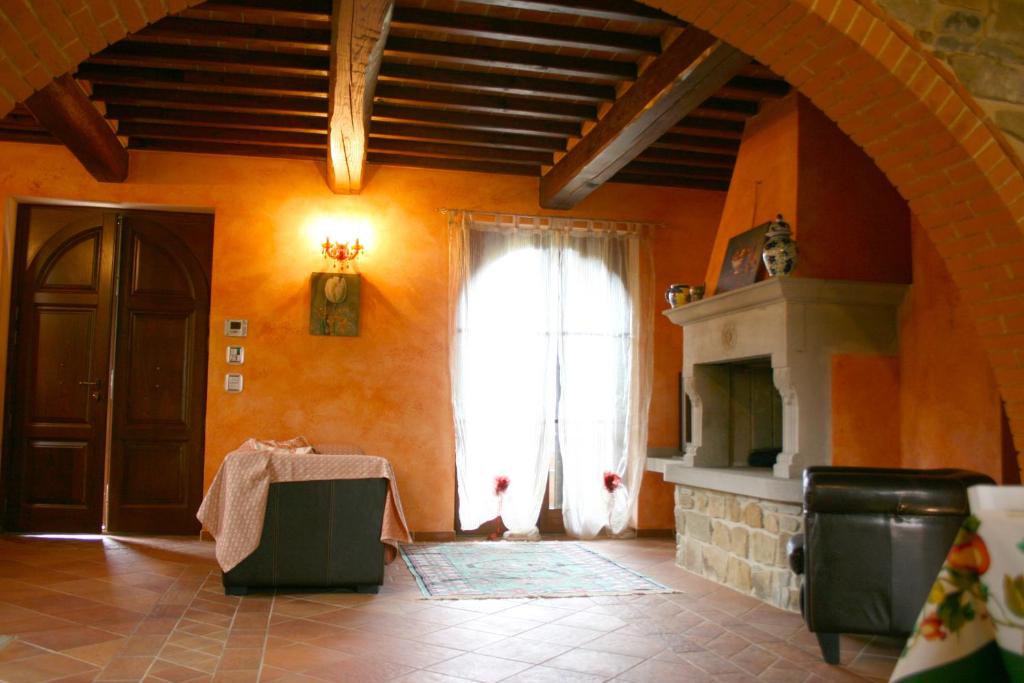 Posezení v ubytování Casa Rolu