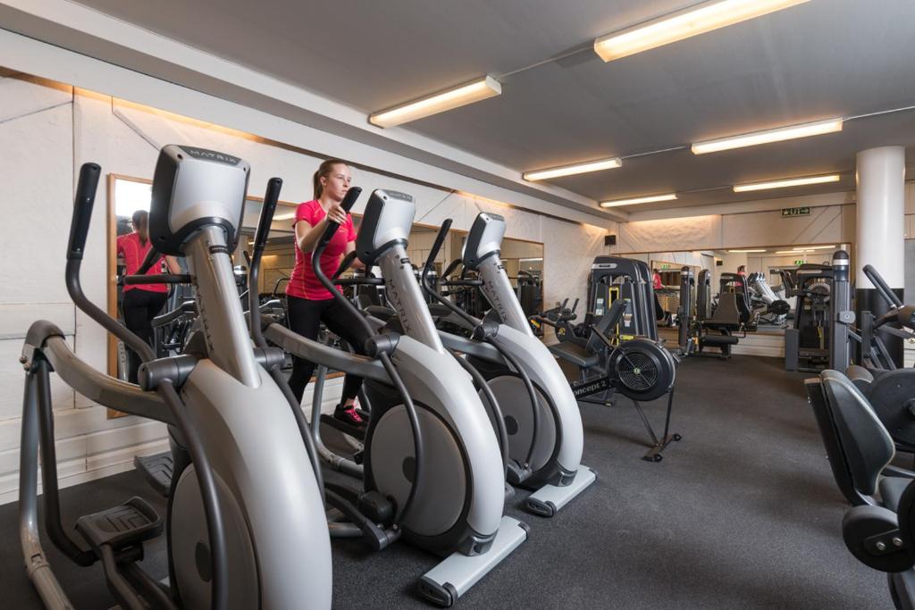Fitness centrum a/nebo fitness zařízení v ubytování Hotell Fridhemsgatan