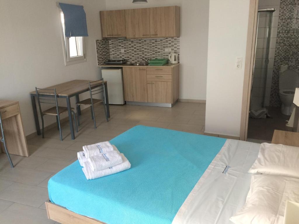 Kuchnia lub aneks kuchenny w obiekcie Socrates Apartmens & Restaurant