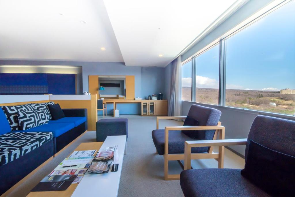 Posezení v ubytování Hotel Epinard Nasu