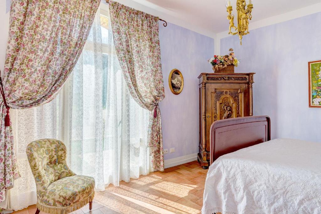 Postel nebo postele na pokoji v ubytování Le Stanze di Ebe