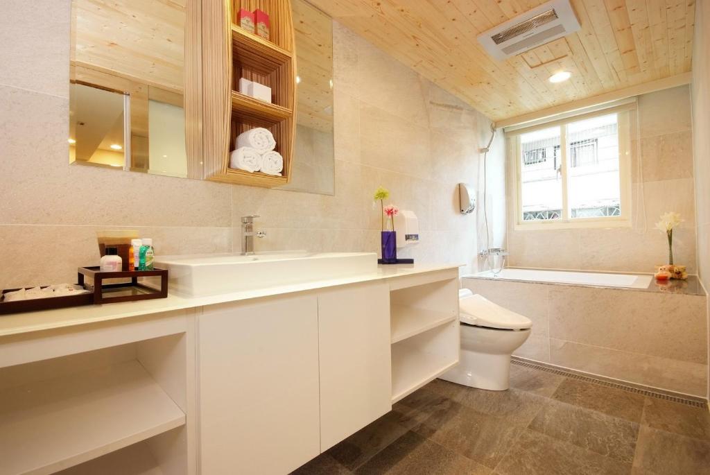Koupelna v ubytování NAGAHIRO Hotel