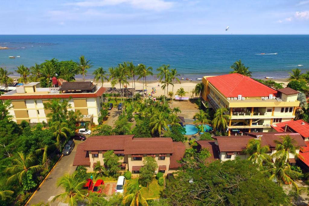 an aerial view of a resort and the ocean at The Jayakarta Anyer in Anyer