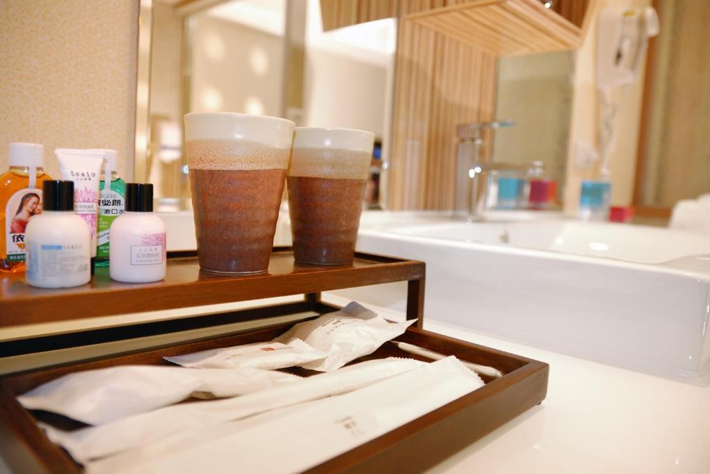 Koupelna v ubytování NAGAHIRO Hotel