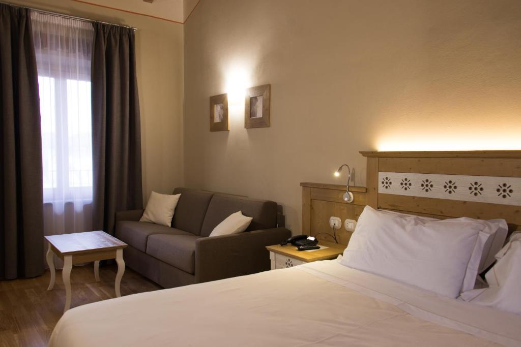 Cama o camas de una habitación en Hotel Sesmones