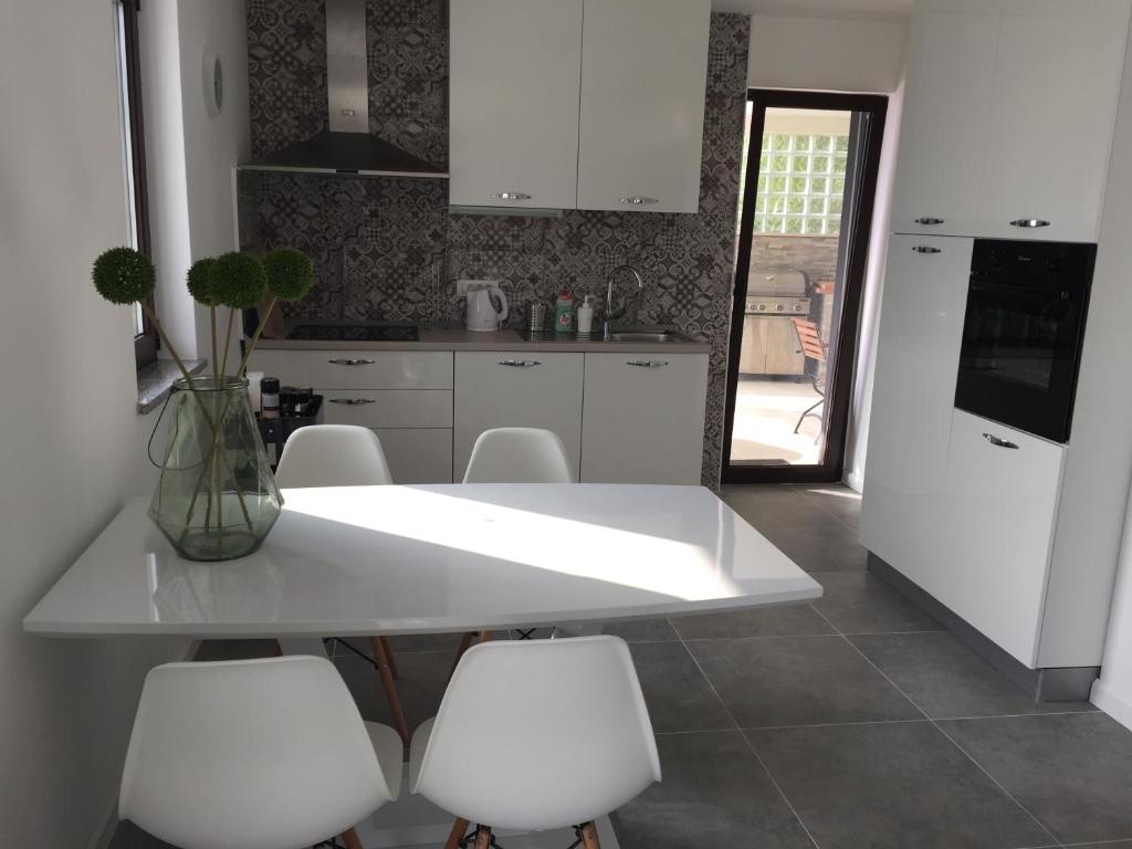 Kuchyň nebo kuchyňský kout v ubytování Apartment Selce Kala