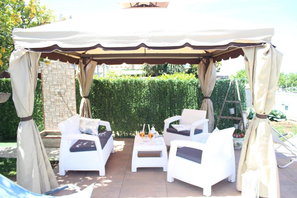 Zahrada ubytování B&B Villa Cristina
