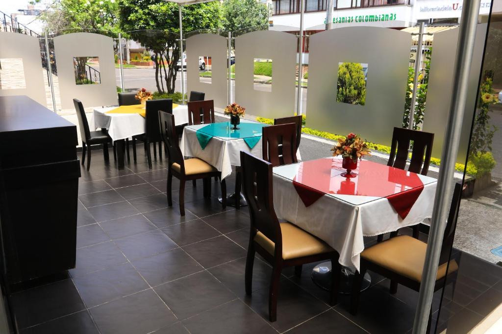 Restaurace v ubytování Hotel Bogotá Real