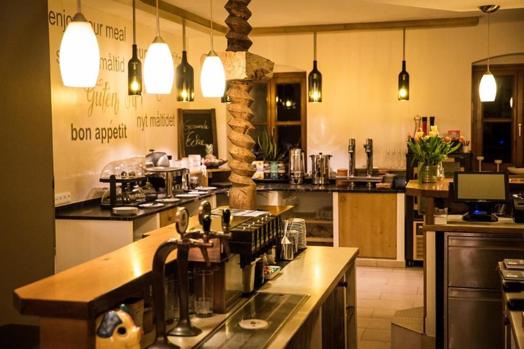 A restaurant or other place to eat at Wohlmuth-Lückl